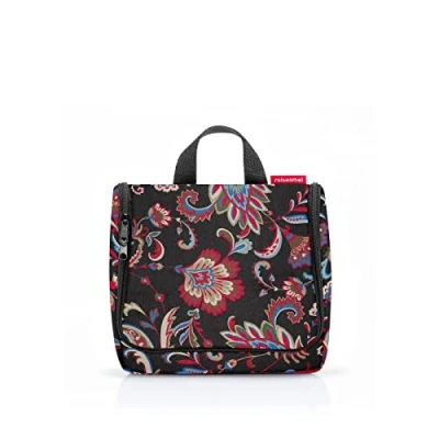 Abbildung von reisenthel toiletbag Paisley Black praktischer Kulturbeutel mit Haken, wasserabweisendes Material