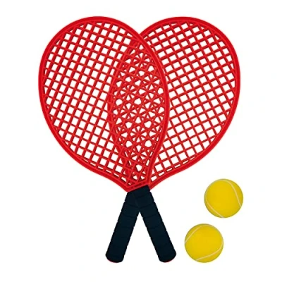 Abbildung von Schildkröt Beachtennis Set, 2 Schläger, Softbälle, in wiederverschließbarer Netztasche, 970130