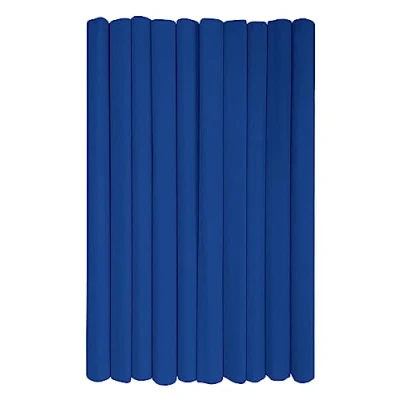 Abbildung von Interdruk Crepe Paper Rolls for Kids, DIY and Decorations Pack of 10 Reels (50cm x 200cm, 28g/m2) 17 Blue