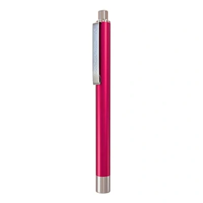 Abbildung von DocCheck LED Diagnostikleuchte &quot;Blink&quot; Helle LED, Verschiedene Farben, Robustes Metallgehäuse, Clip für festen Halt, Ideal Ärzte und Pflegepersonal (Rubinrot)