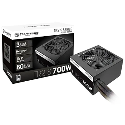 Abbildung von Thermaltake TR2 S 700W PC ATX Netzteil 80 Plus leiser 120 Lüfter EU zertifiziert schwarz