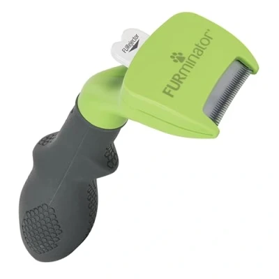 Abbildung von FURminator deShedding Tool Hund Größe S Kurzhaar Hundebürste für kleine Hunde zur Entfernung der Unterwolle Verbessertes Design