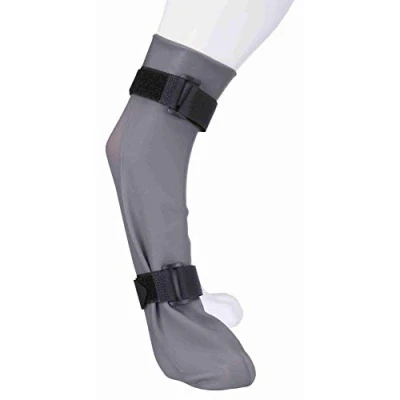 Abbildung von Trixie 19433 Schutzsocke, Silikon, L: 10 cm/40 cm, grau