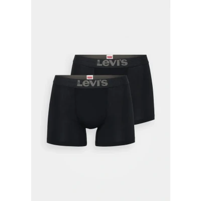 Abbildung von Levi&#039;s MEN Brief 2 PACK Panties, Herren, Größe: Small, Black