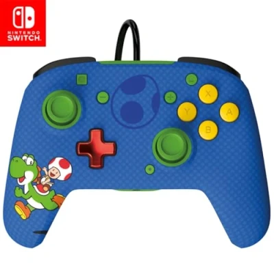 Abbildung von PDP Switch Rematch verkabelt controller TOAD &amp; YOSHI Offiziell Lizenziert durch Nintendo Customizable buttons, sticks, triggers, and paddles Ergonomic Controllers