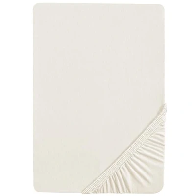 Abbildung von roba Spannbettlaken Safe Asleep 40 x 90 45 Baby Bettlaken für Stubenwagen und Wiegen Bio Baumwolle GOTS Oeko Tex Standard 100 Canadien White