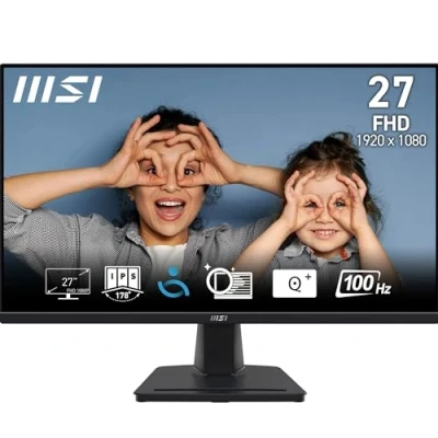 Abbildung von MSI PRO MP275 27 Zoll Full HD Office Monitor 1920 x 1080 IPS Panel, 100 Hz, augenschonender Bildschirm, integrierte Lautsprecher, neigbar HDMI 1.4b, D Sub (VGA)