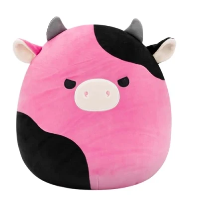 Abbildung von Squishmallows SQCR07676 Pollyanna die Kuh 30 cm, offizielles Jazwares Plüsch, superweiches Kuscheltier
