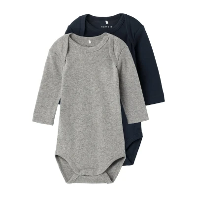 Abbildung von Name it Unisex 2 PACK Body für Kinder, Größe: 62, Dark sapphire
