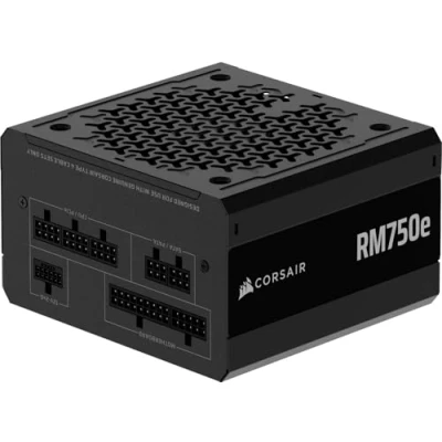 Abbildung von CORSAIR RM750e (2025) Modulares, geräuscharmes ATX Netzteil mit 12V 2x6 Kabel 3.1 und PCIe 5.1 kompatibel, Cybenetics Gold Effizienz, 105C Kondensatoren, moderner Standby Modus Schwarz