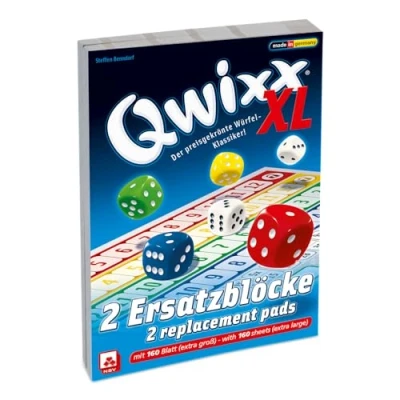 Abbildung von NSV 4021 QWIXX XL Ersatzblöcke 2er Set Würfelspiel