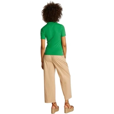 Abbildung von Tommy Hilfiger Poloshirt, Damen, Größe: Small, Radiant green