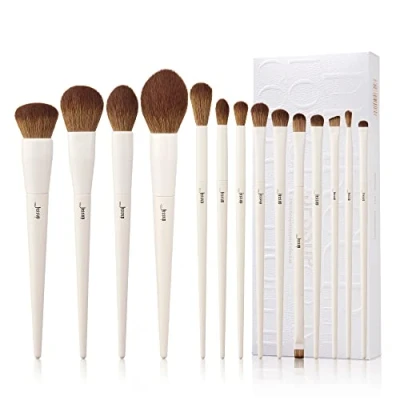 Abbildung von Jessup Pinselset 14stk Make Up Pinsel Set Makeup Schminkpinsel Kosmetikpinsel Gesichtspinsel Augenpinsel Lidschattenpinsel Puderpinsel Foundation Concealer Geschenkverpackung T329 G
