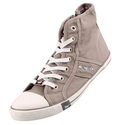 Abbildung von MUSTANG Damen High Top Sneaker Grau, Schuhgröße:EUR 39