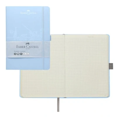 Abbildung von FABER CASTELL 44358 Notizbuch DIN A5 himmelblau, kariert, 100 g/m², 194 Seiten FSC Mix Papier, 145 x 210 mm