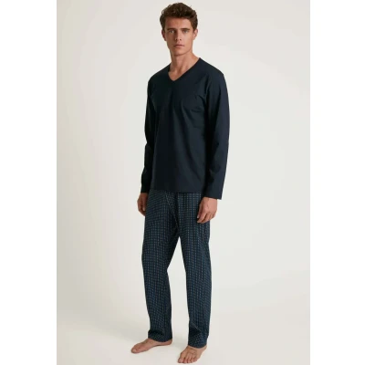 Abbildung von CALIDA Special Pyjama, lang Herren, aus 100% Baumwolle
