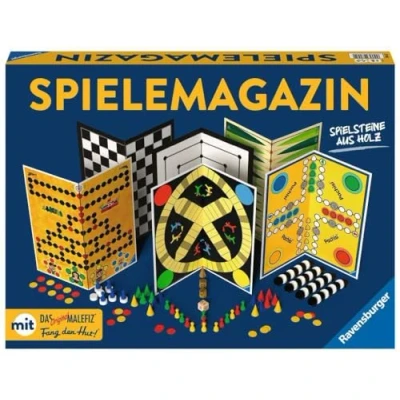 Abbildung von Ravensburger 27295 Spiele Magazin, Spielesammlung mit vielen Möglichkeiten für 2 4 Spieler, Gesellschaftsspiel ab 6 Jahren, die besten Familienspiele