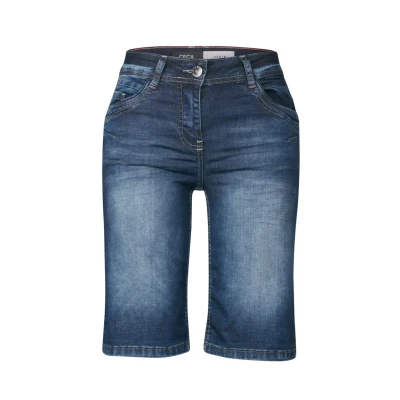 Abbildung von Cecil Casual FIT Jeans Shorts, Damen, Größe: 26, Blau