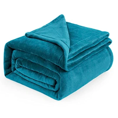 Abbildung von BEDSURE Kuscheldecke Flauschig Decke Fleecedecke Wohndecke Warm Winter Weich, Sofadecke XXL, Couch Blanket, Große, Wohn &amp; Kuscheldecken 220x240cm, Sofa überwurfdecke Türkis
