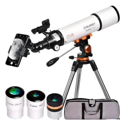 Abbildung von Slowkey Pro Barlowlinse für Teleskope 3X Linse Profi Astronomie, erhöht die Vergrößerung; ideal Teleskop Mond Beobachtungen und Fernglas Sterne beobachten