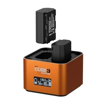 Abbildung von Hähnel ProCube3 Für Sony DSLR Duo Ladegerät Schnelleres Laden USB Typ C Eingang