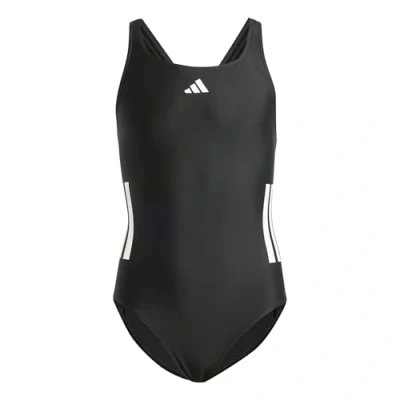 Abbildung von adidas Performance 3 Stripes BOLD Badeanzug für Kinder, Größe: 104, Black white