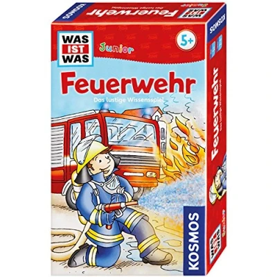 Abbildung von KOSMOS 712556 was ist Junior Feuerwehr, Lernspiel für 2 4 Spieler, spannendes Quiz Kinder ab 5 Jahre, Cooles Feuerwehr Spiel
