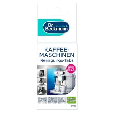 Abbildung von Dr. Beckmann Kaffeemaschinen Reinigungs Tabs entfernen Kaffeefett und öl mit Aktiv Sauerstoff 1x 6
