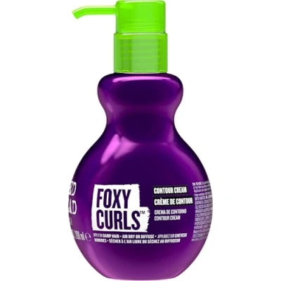 Abbildung von Bed Head by TIGI Foxy Curls Lockencreme Anti Frizz Haarprodukt Für wunderschön definierte Locken lockiges und gewelltes Haar 200 ml