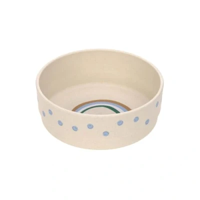 Abbildung von LÄSSIG Kinder Schüssel Schälchen Kindergeschirr ohne Melamin, BPA frei, für Spülmaschine und Mikrowelle/Bowl Happy Rascals Smile sky blue