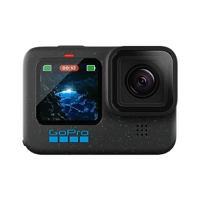 Abbildung von GoPro HERO12 Black wasserdichte Action Kamera mit 5,3K60 Ultra HD Video, 27 MP Fotos, HDR, 1/1,9 Zoll Bildsensor, Live Streaming, Webcam, Stabilisierung