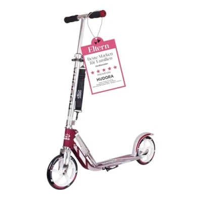 Abbildung von HUDORA BigWheel 205 Scooter Stabiler Aluminium Roller Höhenjustierbarer &amp; zusammenklappbarer Cityroller mit Ständer Sportlicher Kinder Erwachsenenroller für bis zu 100kg