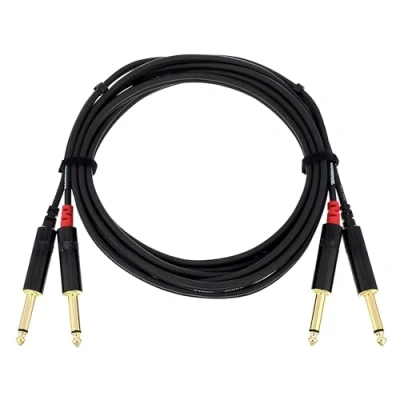 Abbildung von CORDIAL Kabel AUDIO doppelt Jack mono 3 m Essentials