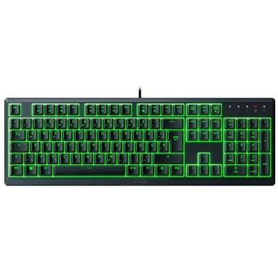 Abbildung von Razer Ornata V3 X Flache Membran Tastatur mit Chroma RGB (Lautlose Switches, Ergonomische Handballenauflage, Tastenkappen Anti UV Beschichtun) QWERTZ DE Layout Schwarz