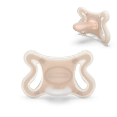 Abbildung von Suavinex, Schnuller für Neugeborene Zero mit SX Pro Physiologischer Sauger Babys von 0 bis 6 Monaten, Hypoallergen, Geeignet empfindliche Haut, Skin Friendly Silikon, Light