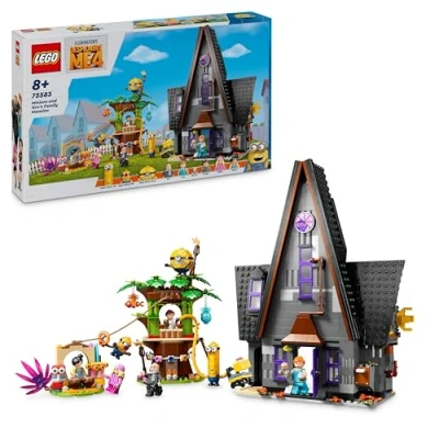 Abbildung von Lego Ich Einfach unverbesserlich 4 Familienvilla von Gru und den Minions, Film Spielset zu 4, Kinderspielzeug, Geschenk für Jungen Mädchen ab 8 Jahren 75583