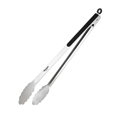 Abbildung von Westmark Grillzange, Rostfreier Edelstahl/Kunststoff, Länge: 37,7 cm, Classic Spezial, Silber/Schwarz, 15162270