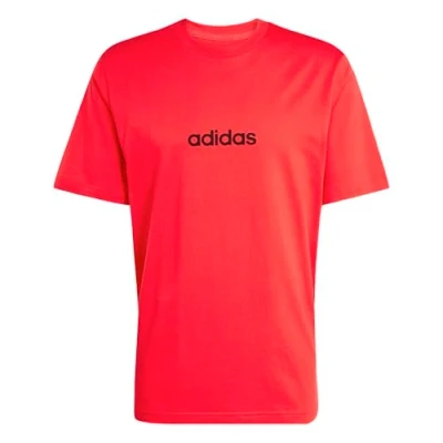 Abbildung von adidas Sportswear Tshirt print, Herren, Größe: Medium, Pure ruby/black