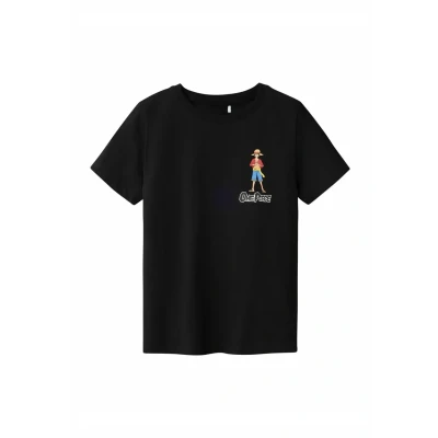 Abbildung von Name it ONE Piece Tshirt print für Kinder, Größe: 116, Black