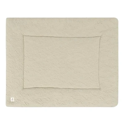 Abbildung von Jollein Krabbeldecke für Baby Soft Waves, Olive Green Laufgittereinlage 75x95 cm Spieldecke Olivgrün