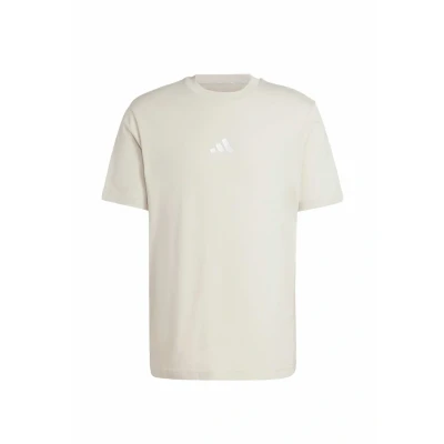 Abbildung von adidas Herren Essentials SMALL Logo Single Jersey Tee, Wonder Alumina/White, XXL