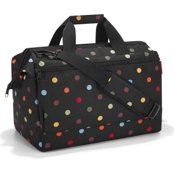 Abbildung von reisenthel Allrounder L Pocket in Dots Vielseitige Doktortasche für Reise, Arbeit und Freizeit Mit praktischer Trolley Aufsteckfunktion