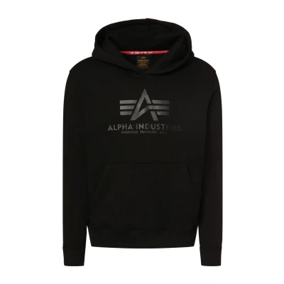 Abbildung von Alpha Industries Kapuzenpullover, Herren, Größe: Large, schwarz