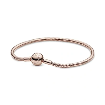 Abbildung von PANDORA Moments Herzverschluss Armreif aus Sterlingsilber der Kollektion, Größe: 15, 596268 15