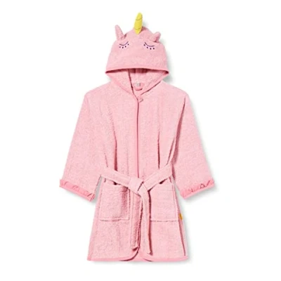 Abbildung von Playshoes Bathrobe Unicorn Bademantel für Kinder, Größe: 110/116, Lightpink