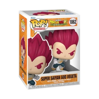Abbildung von Funko POP! Animation: Dragon Ball Super: Broly SSG Vegeta Super Vinyl Sammelfigur Geschenkidee Offizielle Handelswaren Spielzeug Für Kinder und Erwachsene Anime Fans
