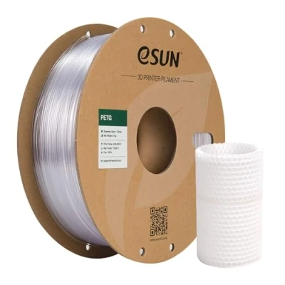 Abbildung von eSUN PETG Filament, 1,75 mm, 3D Drucker, PETG, Maßgenauigkeit +/ 0,05 1 kg Spule (2,2 LBS) Druck Filament für natürlich