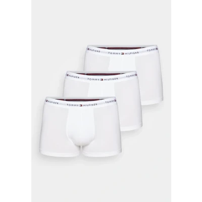 Abbildung von Tommy Hilfiger Herren 3er Pack Boxershorts Trunks aus Baumwolle, Weiß (White/White/White), XL