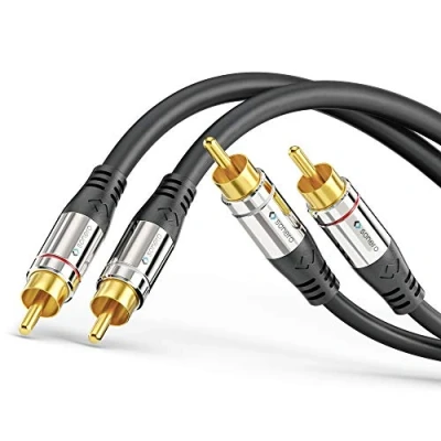 Abbildung von Sonero 2x Cinch Stereo Audio Kabel 0,5m