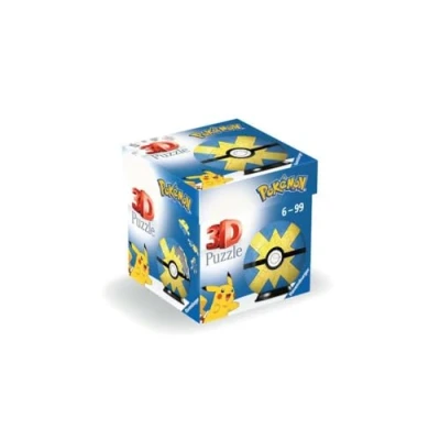 Abbildung von Ravensburger 3D Puzzle 11580 Ball Pokémon Pokéballs Flottball [EN] Quick für große und kleine Fans ab 6 Jahren, Amarillo, Azul